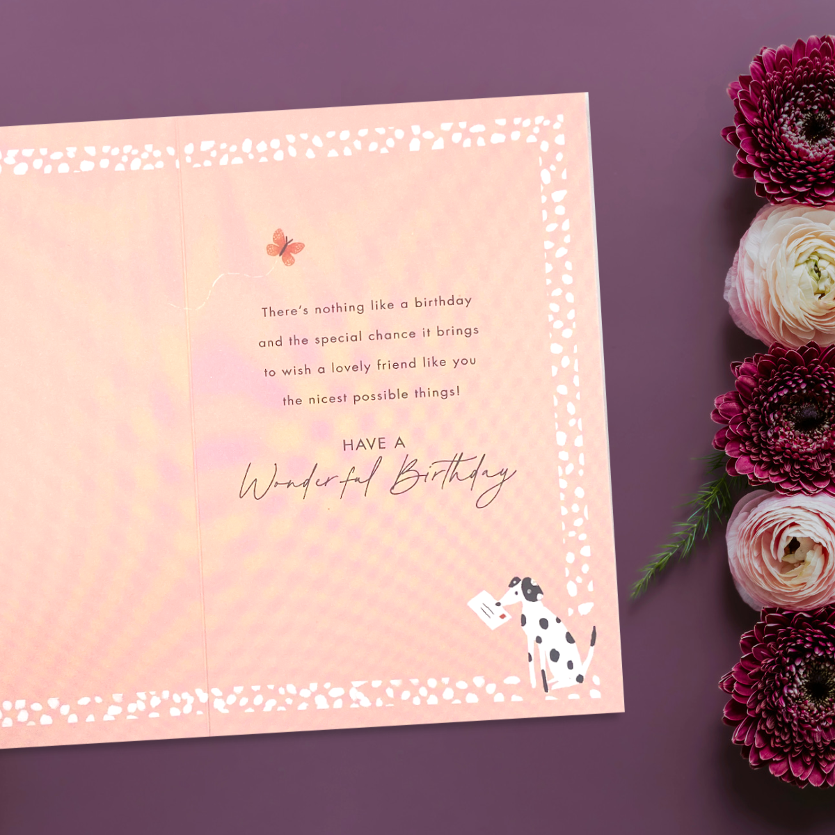 Friend Birthday Card - Delivered By The Dog