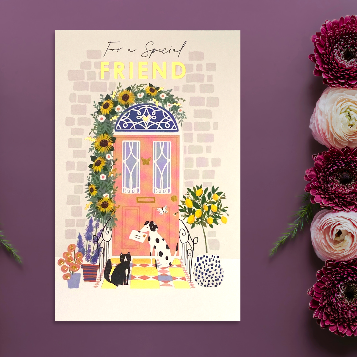Friend Birthday Card - Delivered By The Dog