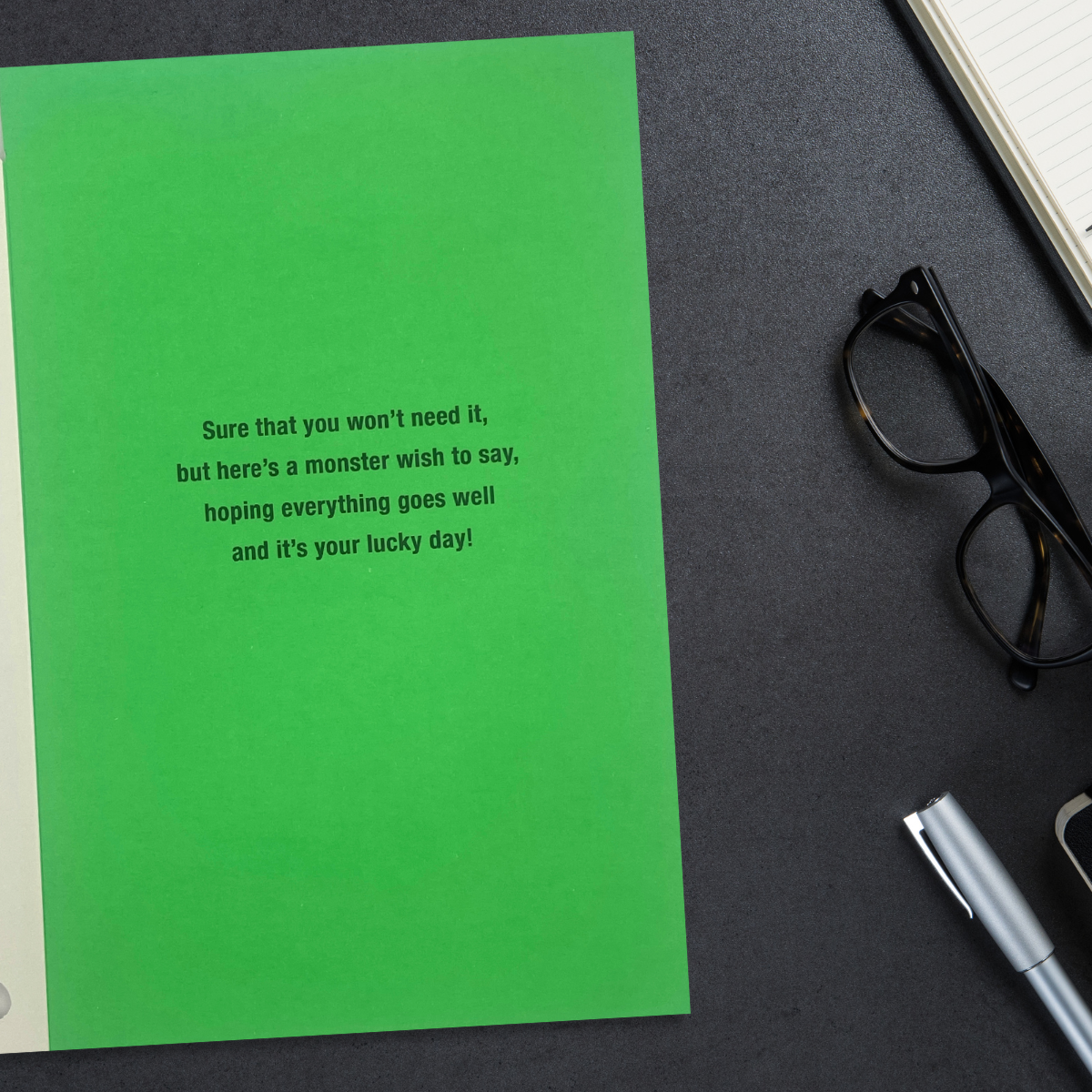 Good Luck Card - My Monster