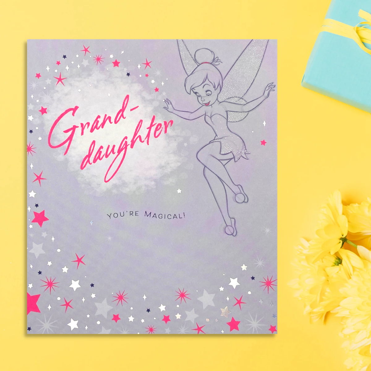 Granddaughter Birthday Card - Disney Tinkerbell