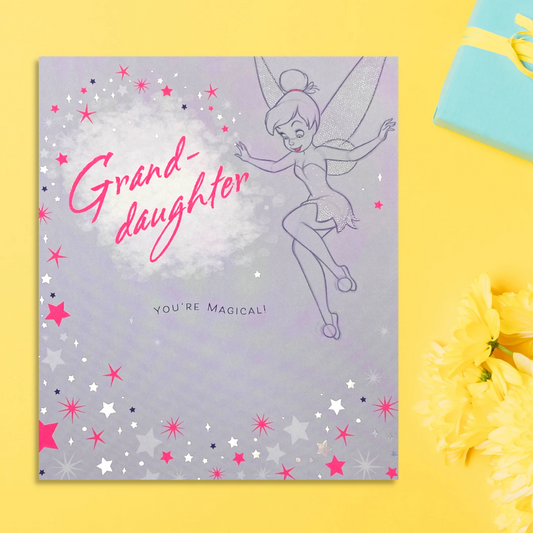 Granddaughter Birthday Card - Disney Tinkerbell