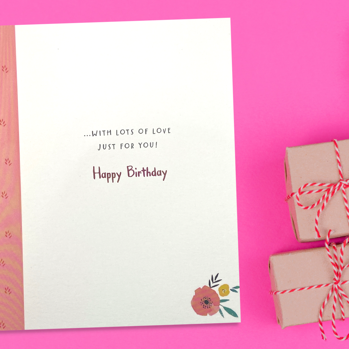Great-Grandma Birthday Card - Nutmeg Bouquet