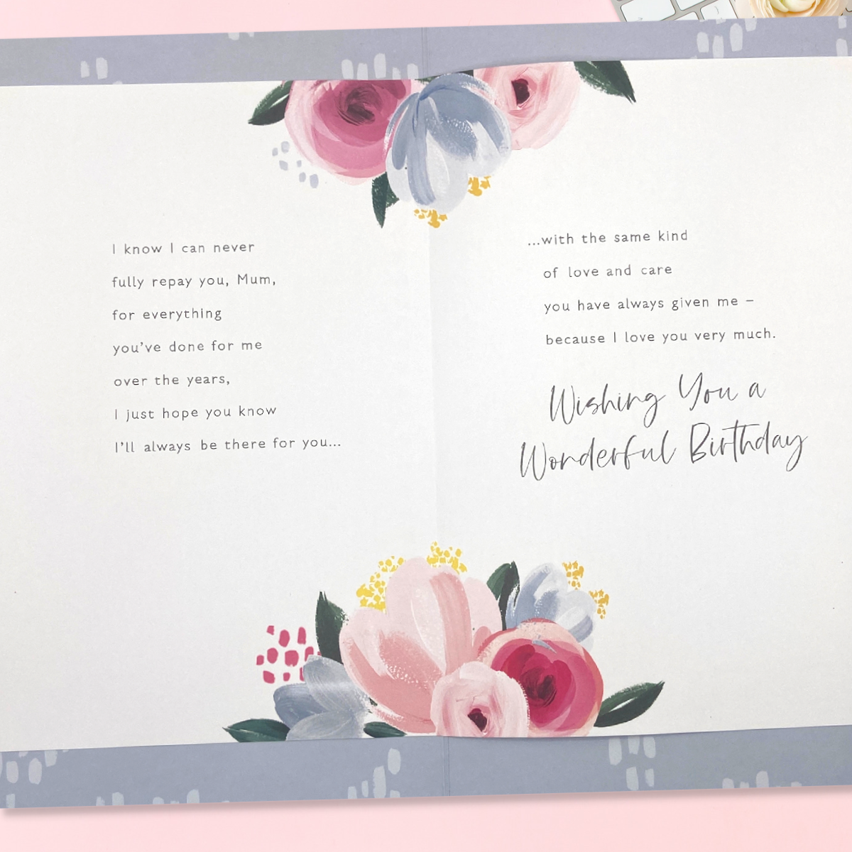 Mum Birthday Card - It Takes A Lifetime Large