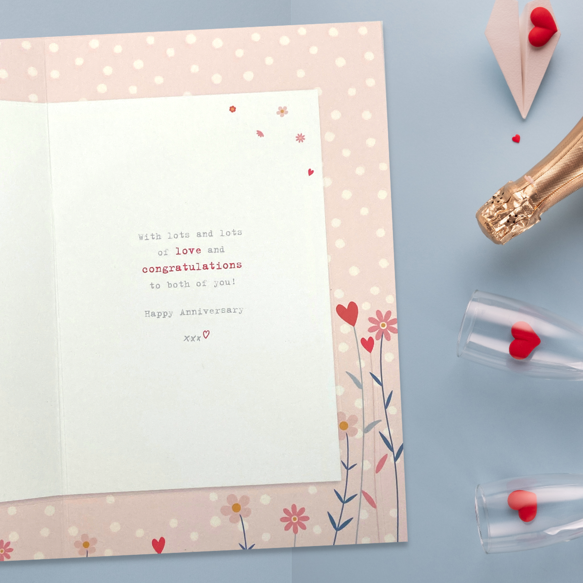 Mum & Dad Anniversary Card - Boofle Bear