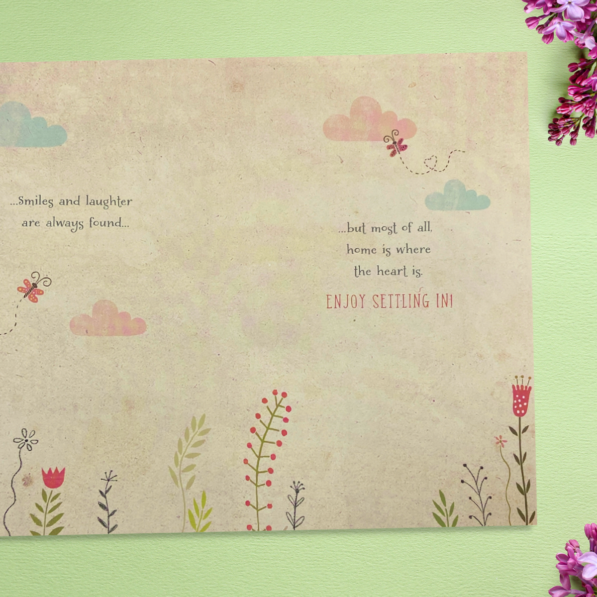 New Home Card - Happy Memories Birdhouse