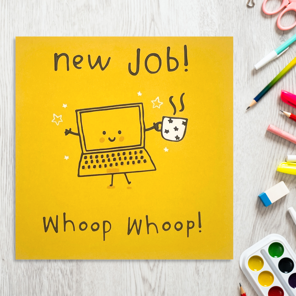 New Job Card - Benny Whoop Whoop!