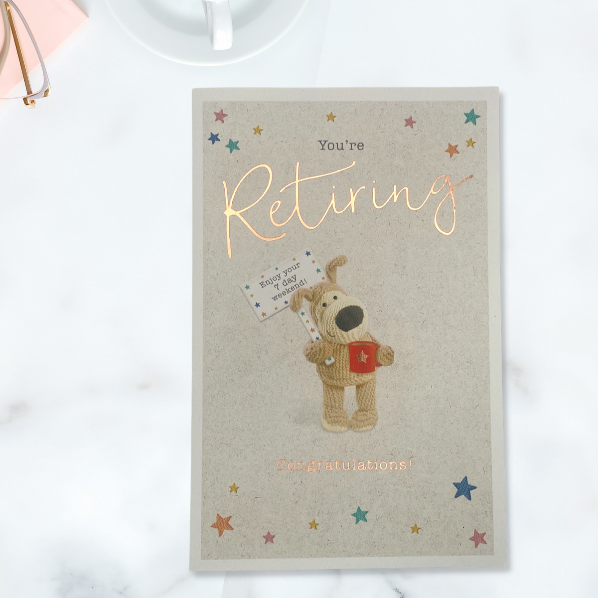 Retirement Card - Boofle 7 Day Weekend
