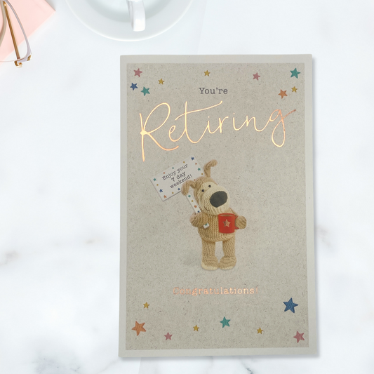 Retirement Card - Boofle 7 Day Weekend