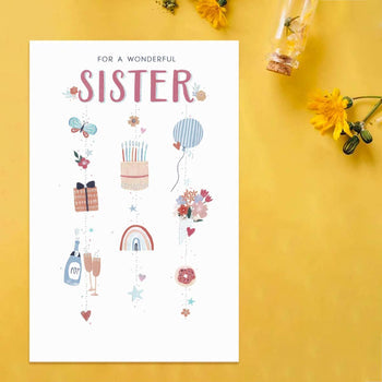 Sister Birthday Card - Simply Precious