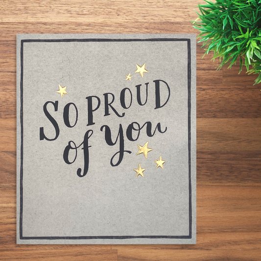So Proud Of You Card - Ink Pot Stars