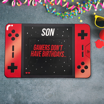 Son Birthday Card - Gamers Don't Have Birthdays