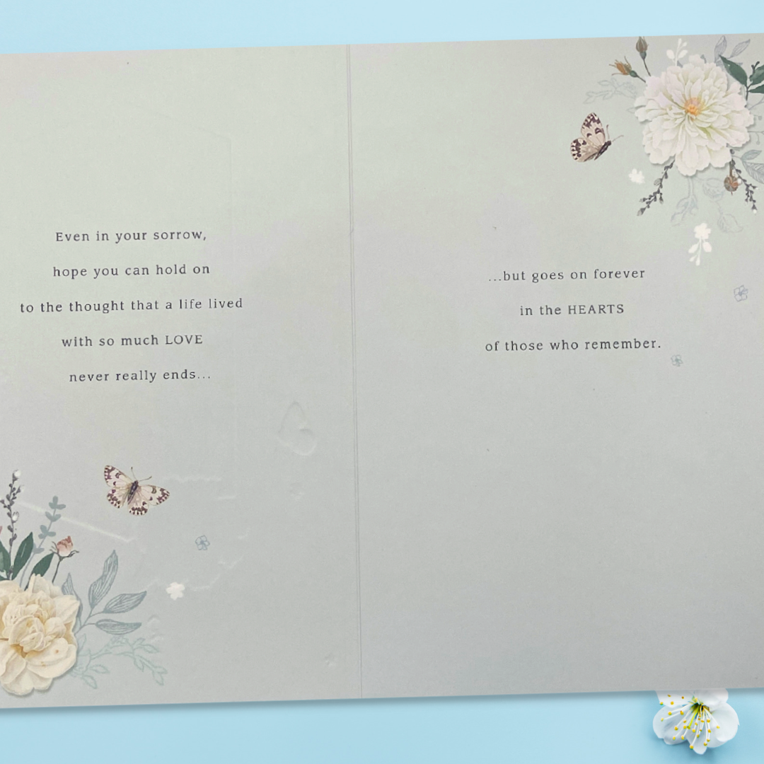 Sympathy Card - RHS Floral
