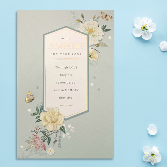 Sympathy Card - RHS Floral