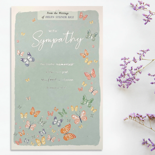 Sympathy Card - Helen Steiner Rice Memories