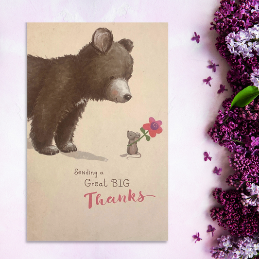 Thank You Card - Great Big Thanks Bear