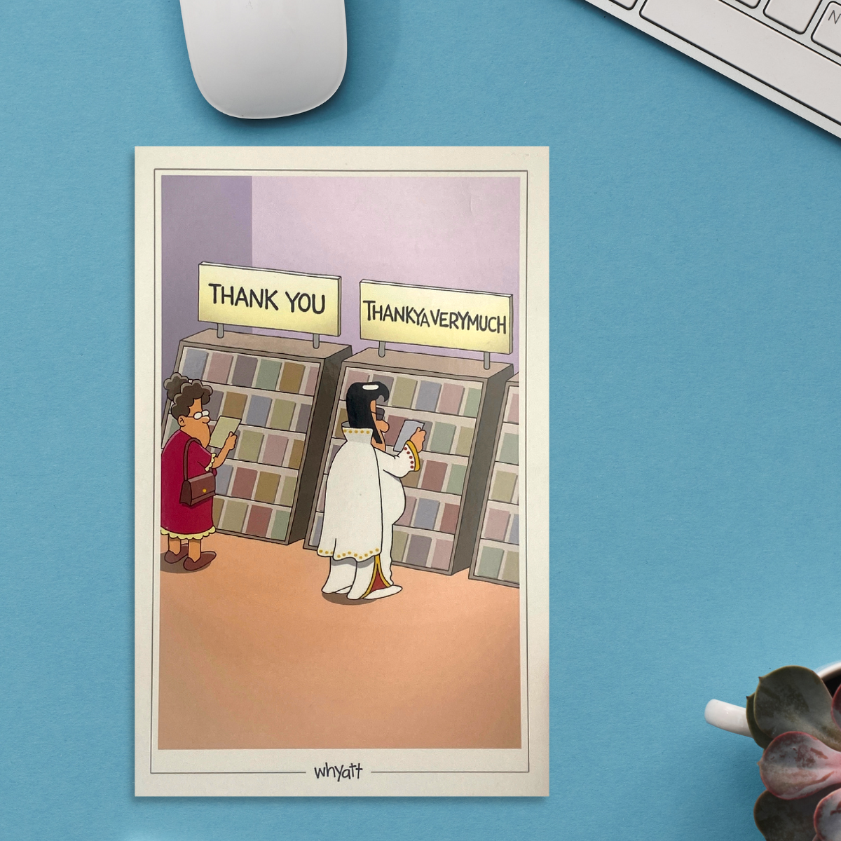 Thank You Card - Traces Of Nuts Elvis