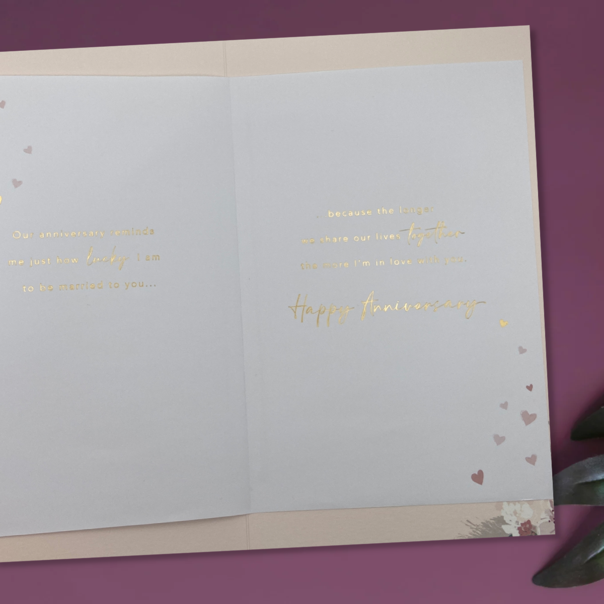Wife Anniversary Card - Twilight Large
