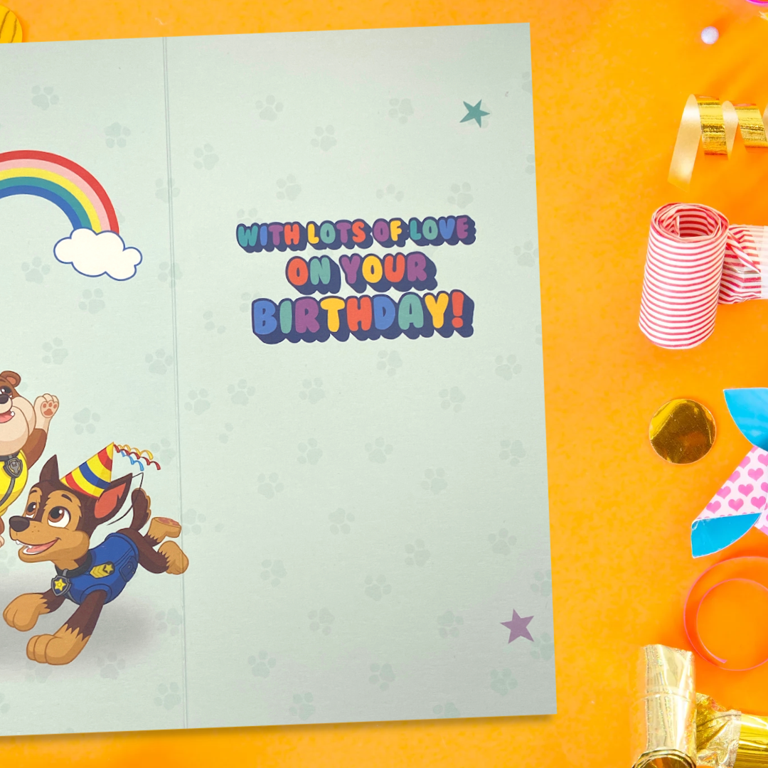 5th Birthday Card - Paw Patrol