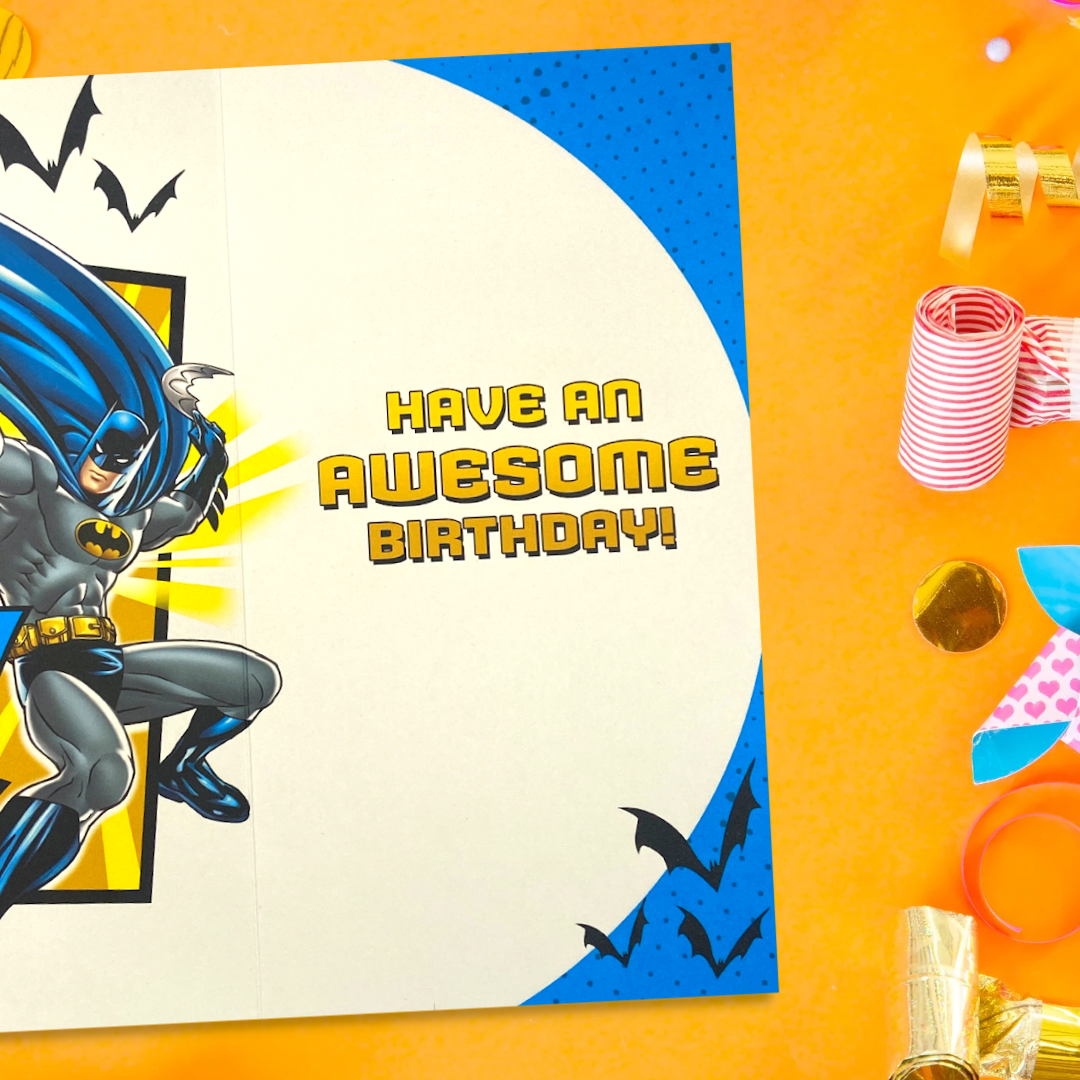6th Birthday Card - Batman