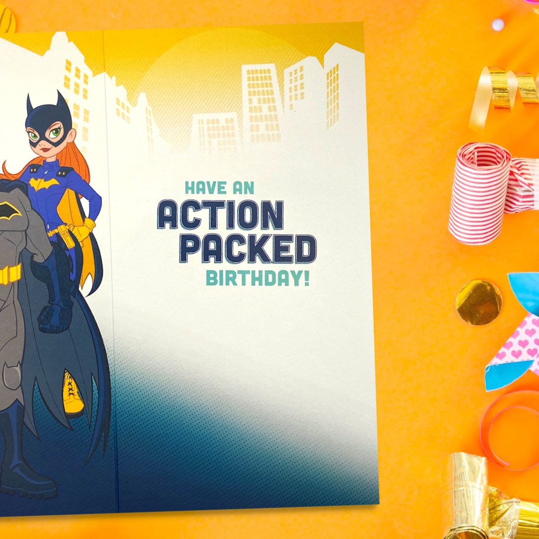 7th Birthday Card - Batman