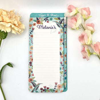 Tiggi & Bird - Individually Named Magnetic Shopping List Pad