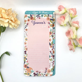 Tiggi & Bird - Individually Named Magnetic Shopping List Pad