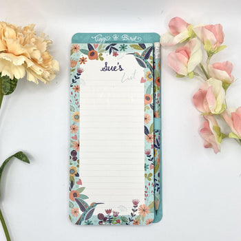 Tiggi & Bird - Individually Named Magnetic Shopping List Pad