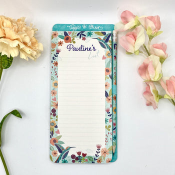 Tiggi & Bird - Individually Named Magnetic Shopping List Pad