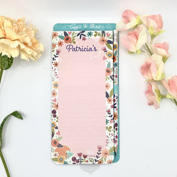 Tiggi & Bird - Individually Named Magnetic Shopping List Pad