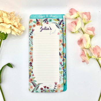 Tiggi & Bird - Individually Named Magnetic Shopping List Pad