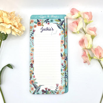 Tiggi & Bird - Individually Named Magnetic Shopping List Pad