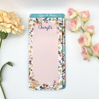 Tiggi & Bird - Individually Named Magnetic Shopping List Pad