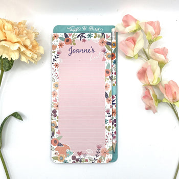 Tiggi & Bird - Individually Named Magnetic Shopping List Pad
