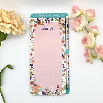 Tiggi & Bird - Individually Named Magnetic Shopping List Pad