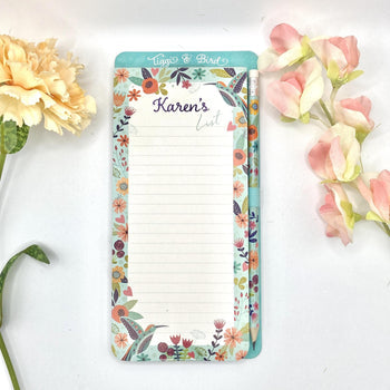 Tiggi & Bird - Individually Named Magnetic Shopping List Pad