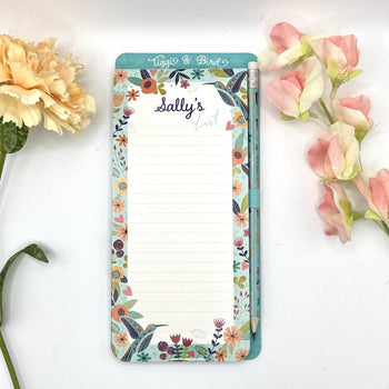 Tiggi & Bird - Individually Named Magnetic Shopping List Pad