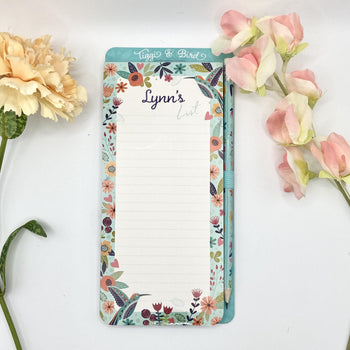 Tiggi & Bird - Individually Named Magnetic Shopping List Pad