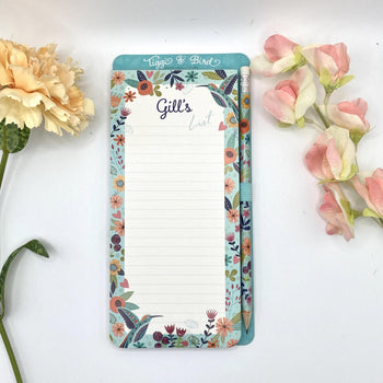 Tiggi & Bird - Individually Named Magnetic Shopping List Pad