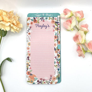 Tiggi & Bird - Individually Named Magnetic Shopping List Pad