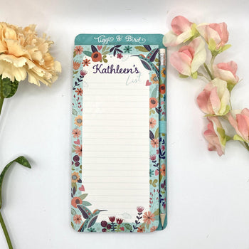 Tiggi & Bird - Individually Named Magnetic Shopping List Pad