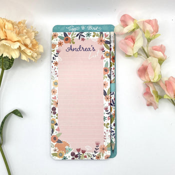 Tiggi & Bird - Individually Named Magnetic Shopping List Pad