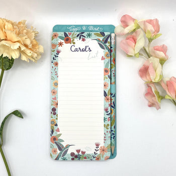 Tiggi & Bird - Individually Named Magnetic Shopping List Pad