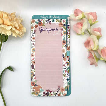 Tiggi & Bird - Individually Named Magnetic Shopping List Pad