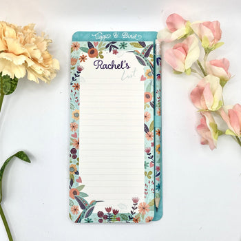Tiggi & Bird - Individually Named Magnetic Shopping List Pad