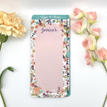 Tiggi & Bird - Individually Named Magnetic Shopping List Pad