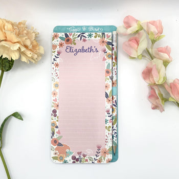 Tiggi & Bird - Individually Named Magnetic Shopping List Pad
