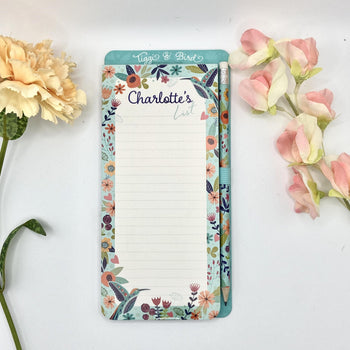 Tiggi & Bird - Individually Named Magnetic Shopping List Pad