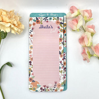 Tiggi & Bird - Individually Named Magnetic Shopping List Pad