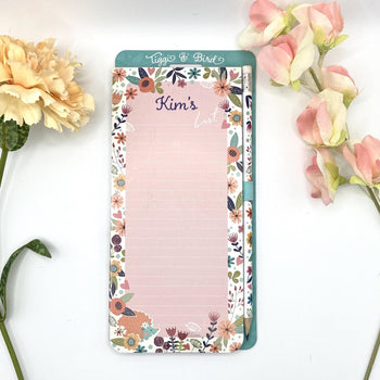 Tiggi & Bird - Individually Named Magnetic Shopping List Pad