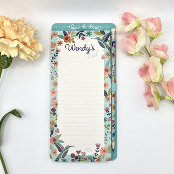 Tiggi & Bird - Individually Named Magnetic Shopping List Pad